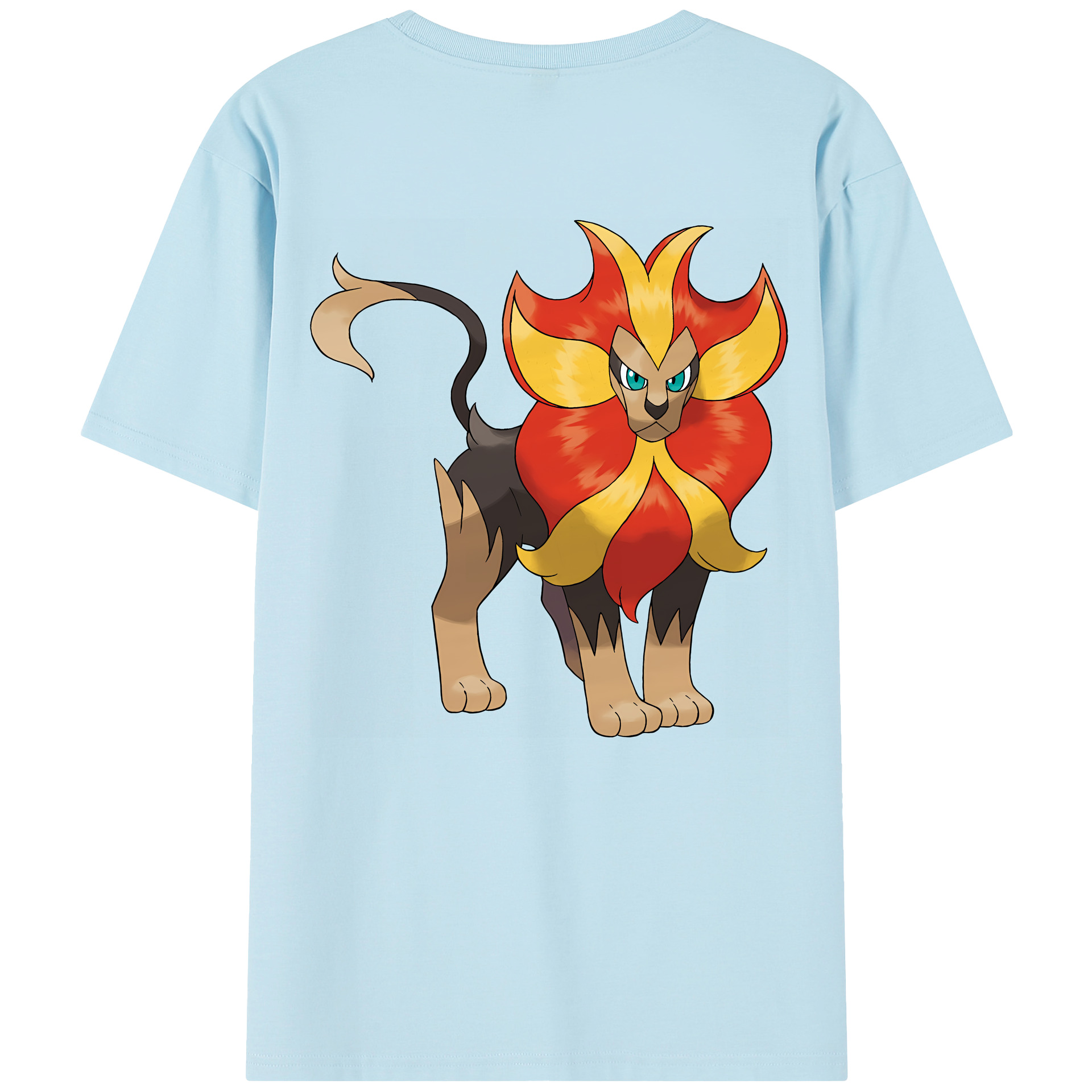 （画像用） ポケットモンスター Pokémon 綿100％半袖Tシャツ（背面プリント）